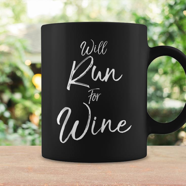 Funny Running Quote For Runners Cute Gift Will Run For Wine Wine Funny Gifts Coffee Mug Gifts ideas
