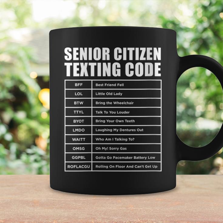 Senior Citizen Translation Phone Texting Message Coffee Mug Gifts ideas