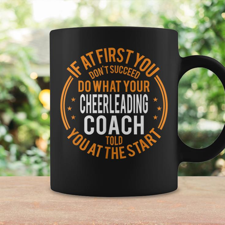 Funny Sport Coaches And Player Gift Funny Cheerleading Coach Cheerleading Funny Gifts Coffee Mug Gifts ideas