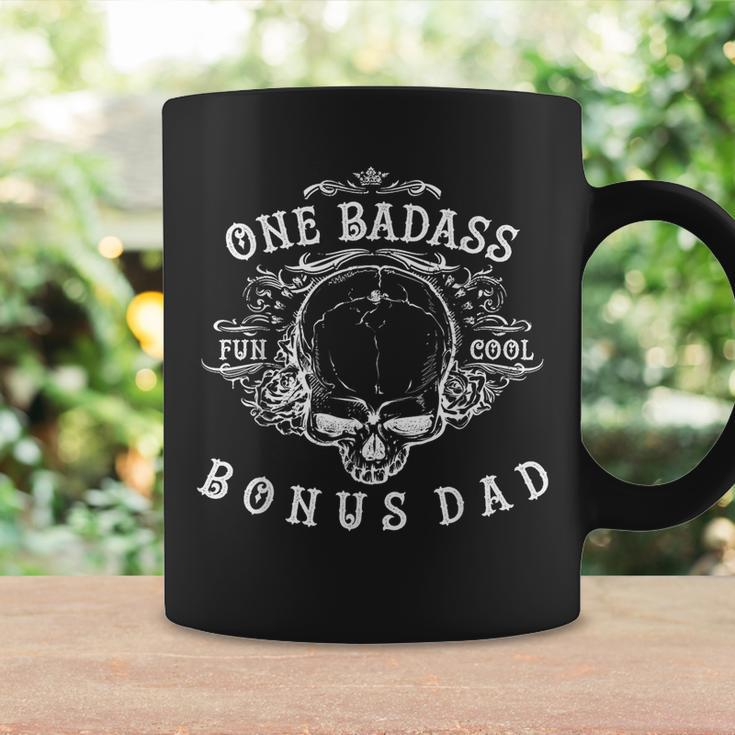 Funny Step Dad Gifts One Badass Bonus Dad Funny Gifts For Dad Coffee Mug Gifts ideas