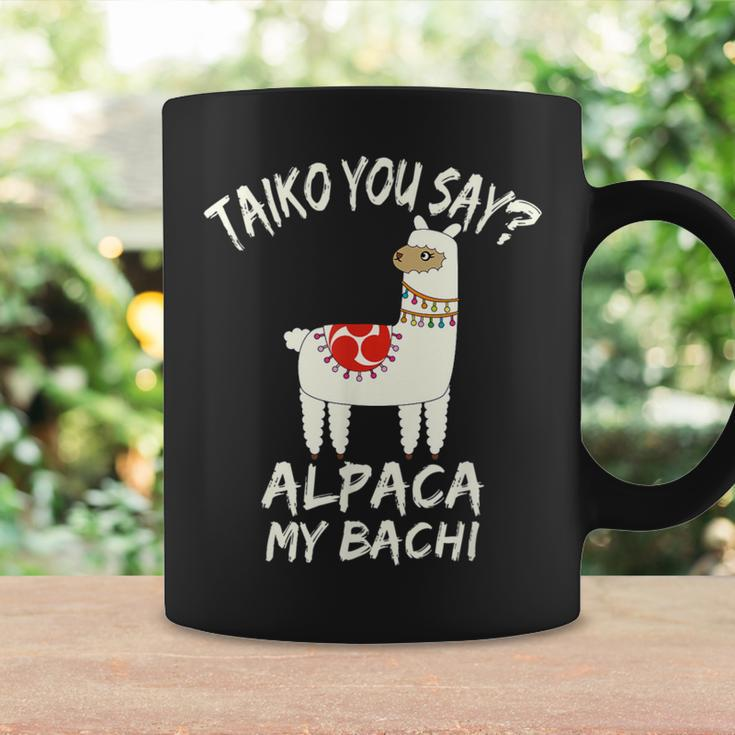 Taiko Alpaca Llama Bachi Pun Practice Group Coffee Mug Gifts ideas