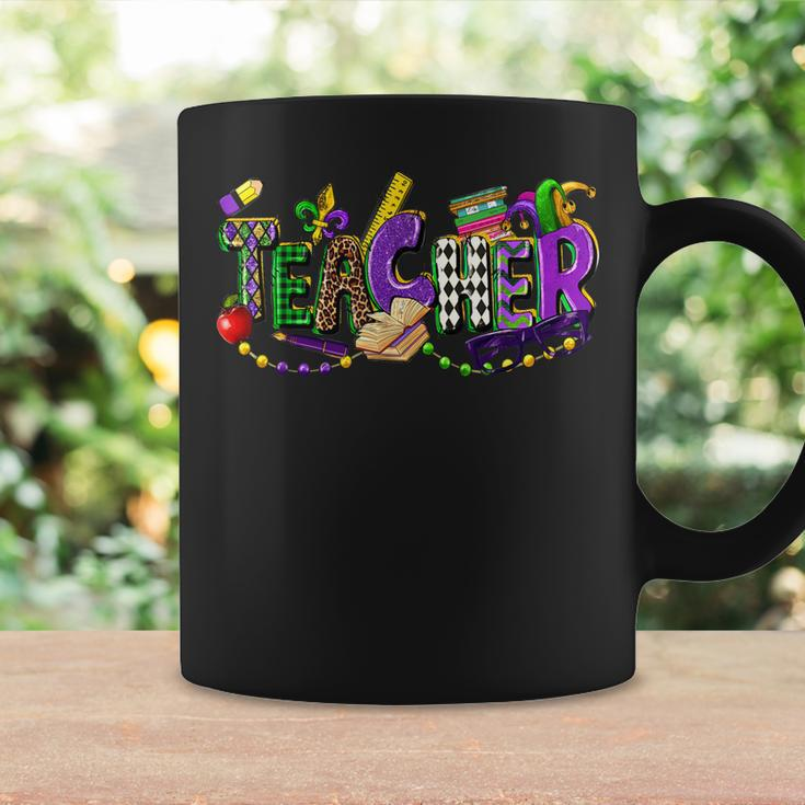 Funny Teacher Mardi Gras Parade Festival Family Matching Coffee Mug Gifts ideas