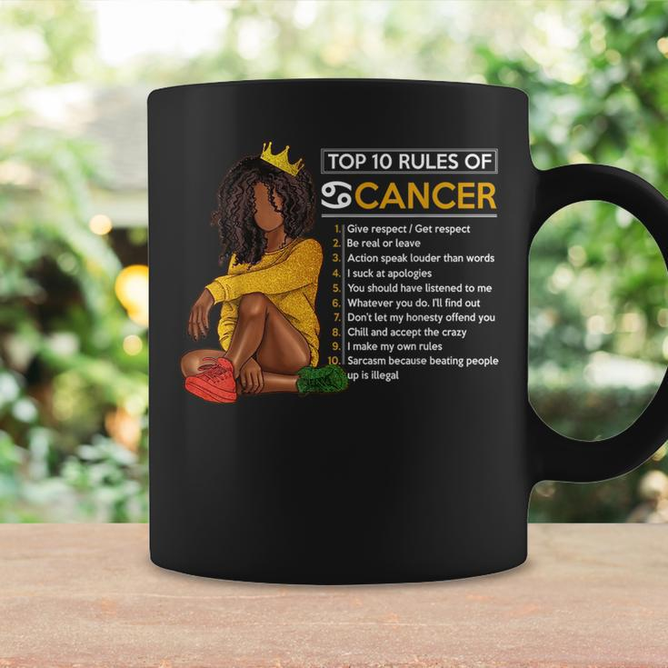 Funny Top 10 Rules Of Cancer Zodiac Sign Horoscope Birthday Coffee Mug Gifts ideas
