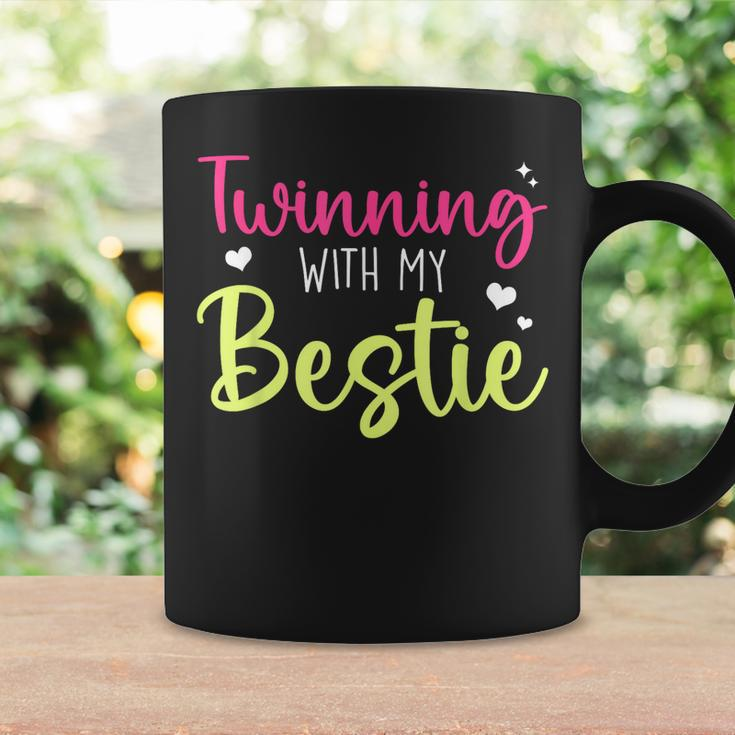 Funny Twin Matching Twins Day Friend Twinning With My Bestie Coffee Mug Gifts ideas