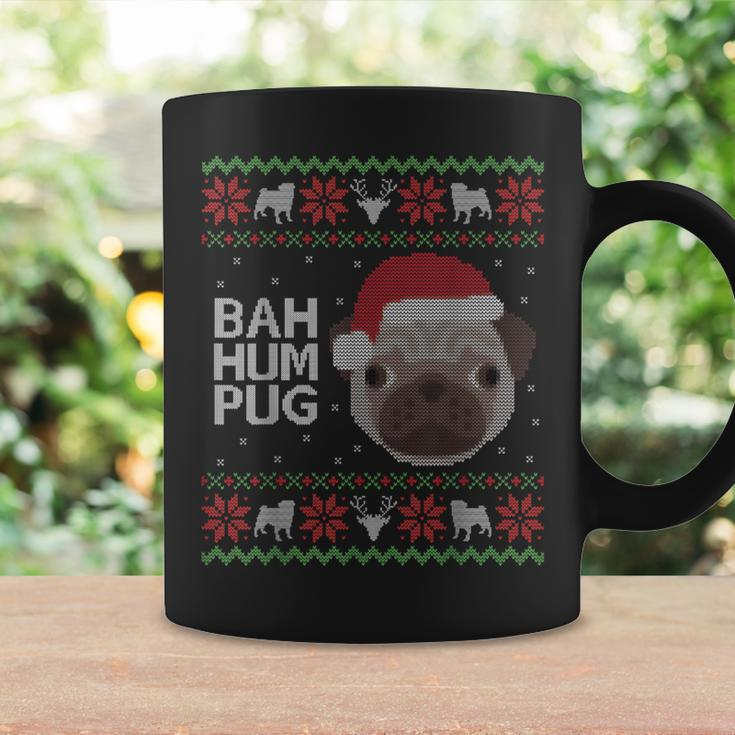 Ugly Sweater Christmas Bah Hum Pug Dog Coffee Mug Gifts ideas