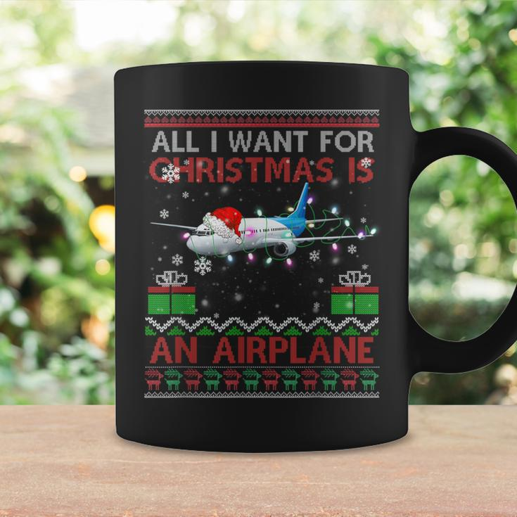 Ugly All I Want For Christmas Is A Airplane Coffee Mug Gifts ideas