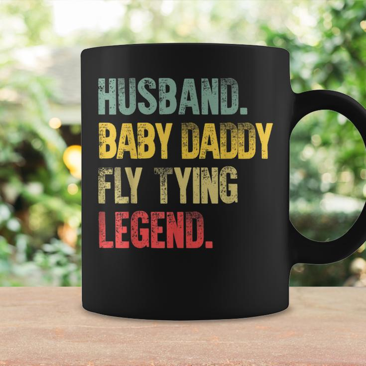 Vintage Husband Baby Daddy Fly Tying Legend Coffee Mug Gifts ideas
