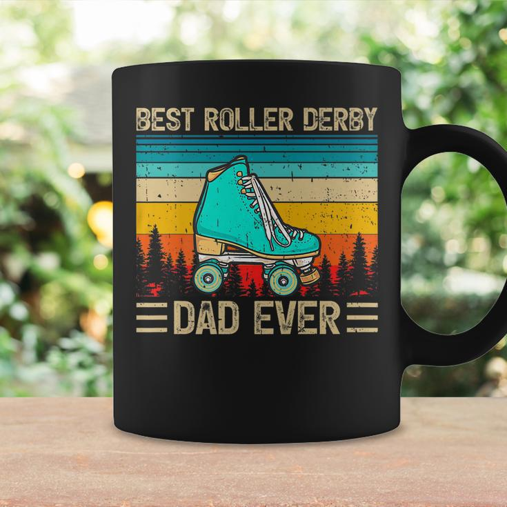 Funny Vintage Retro Best Roller Derby Dad Ever Fathers Day Gift For Mens Gift For Women Coffee Mug Gifts ideas