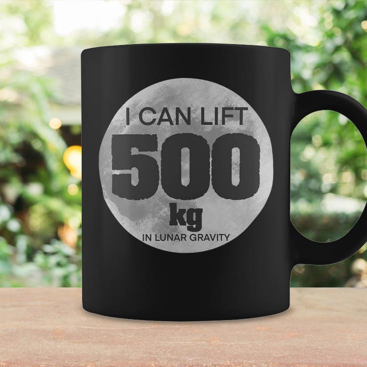 Funny Weight Lifting Brag Moon Novelty Gym Gag Idea 500Kg Coffee Mug Gifts ideas
