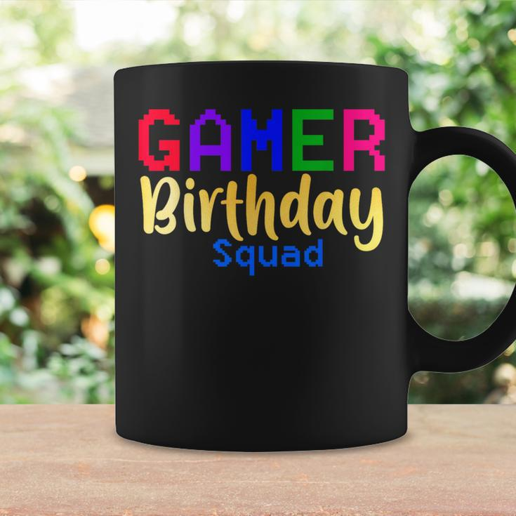 Gamer Birthday Squad Party Happy B-Day Video Game Party Coffee Mug Gifts ideas