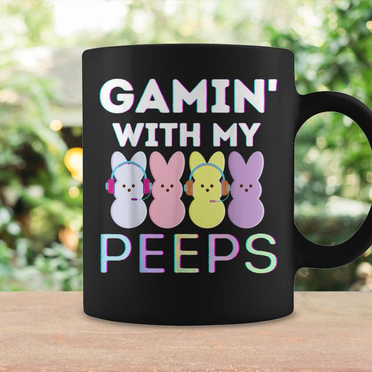 Gaming With My Peeps Easter Peep Video Game Gamer Funny Men Coffee Mug Gifts ideas