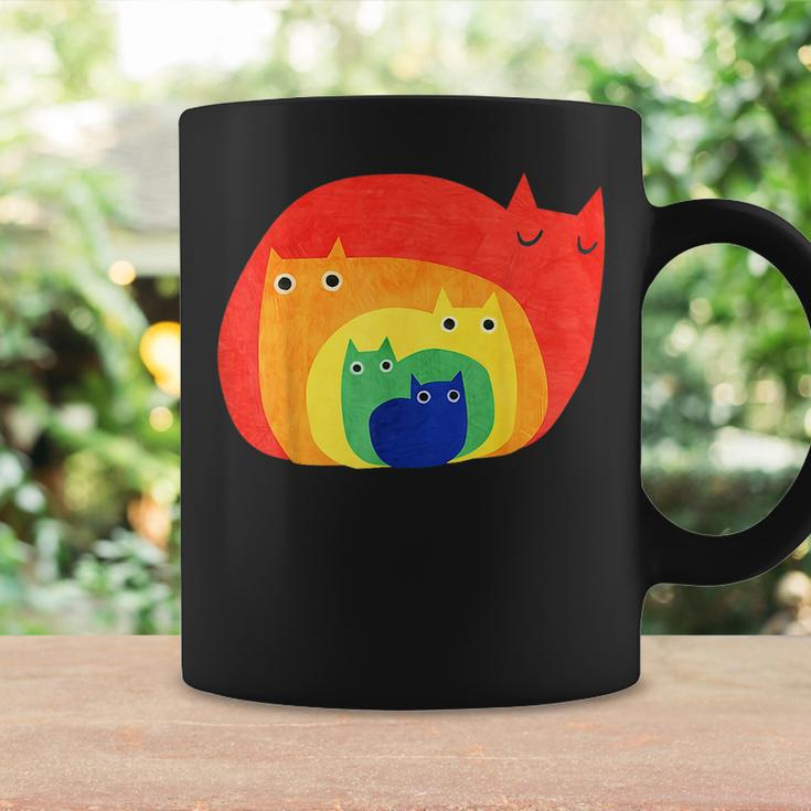 Gay Pride Cat Lgbt Cats Pile Cute Anime Rainbow Coffee Mug Gifts ideas