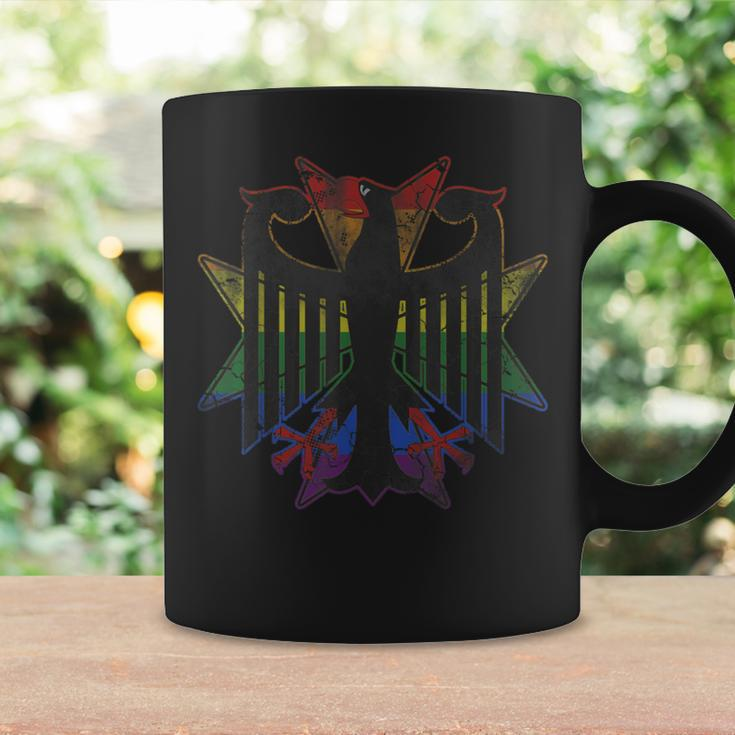 German Eagle Lgbt Gay Pride Flag Cross Coffee Mug Gifts ideas
