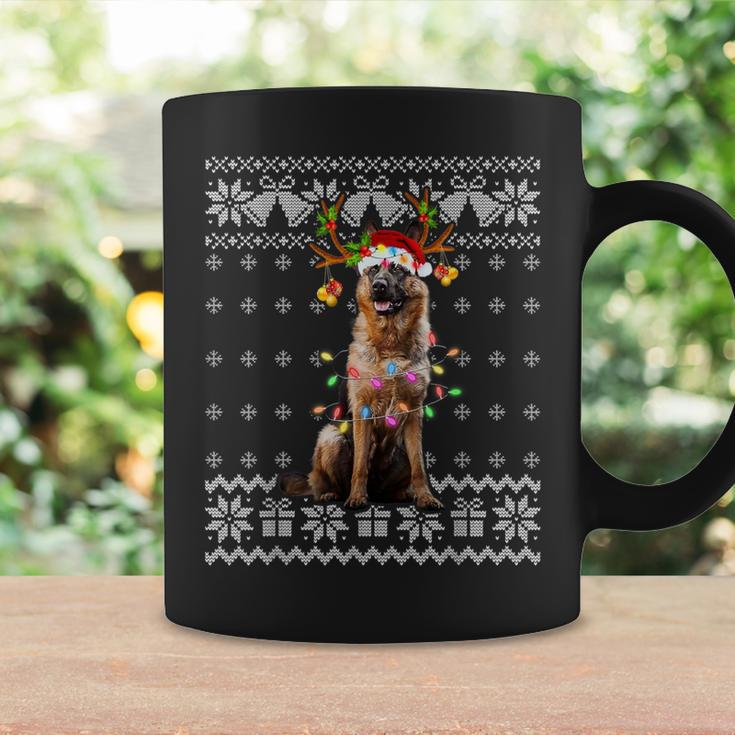 German Shepherd Christmas Reindeer Ugly Christmas Sweater Coffee Mug Gifts ideas