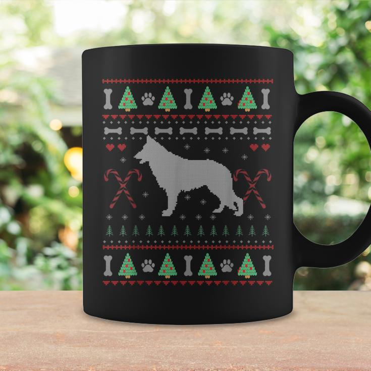 German Shepherd Ugly Sweater Christmas Dog Lover Coffee Mug Gifts ideas