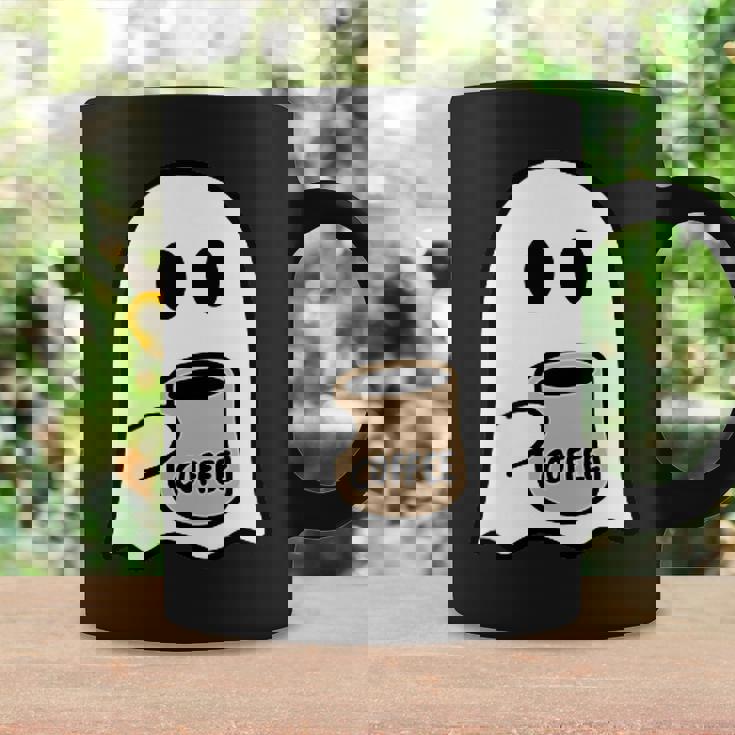 Ghost Drinking Coffee Funny Halloween Costume Coffee Lover Coffee Mug Gifts ideas