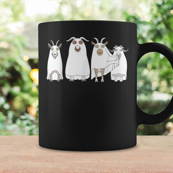 Goat Ghost Halloween Farmer Goat Lover Scary Spooky Season Coffee Mug Gifts ideas