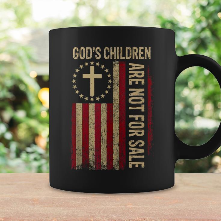 Gods Children Are Not For Sale American Flag Funny Coffee Mug Gifts ideas