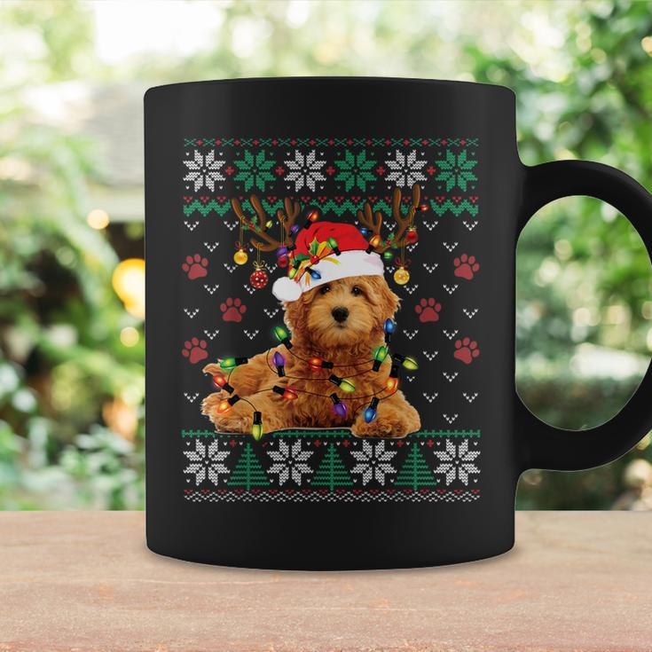 Goldendoodle Christmas Ugly Sweater Dog Lover Xmas Coffee Mug Gifts ideas