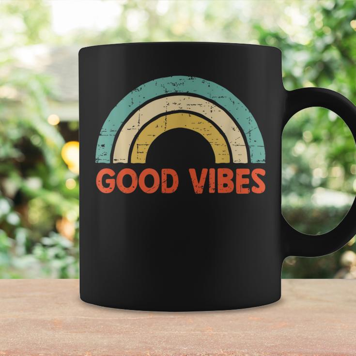 Good Vibes Only Funny Positive Inspirational Retro Coffee Mug Gifts ideas