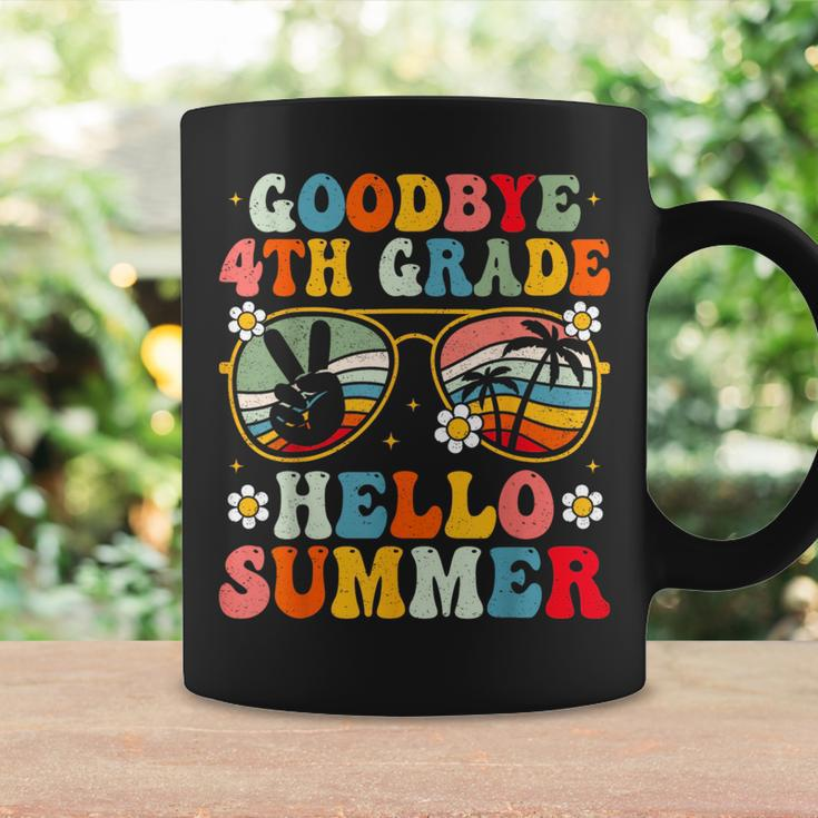 Goodbye 4Th Grade Hello Summer Groovy Fourth Grade Graduate Coffee Mug Gifts ideas