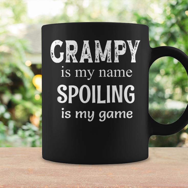 Grampy Is My Name Spoiling Is My Game Grandfather Grandpa Coffee Mug Gifts ideas