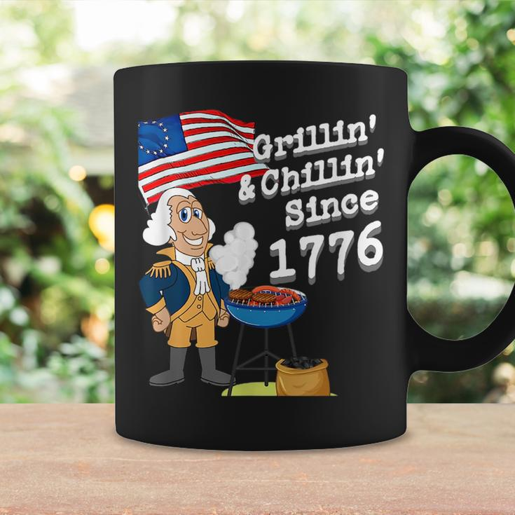 Grillin & Chillin Since 1776 4Th Of July Coffee Mug Gifts ideas