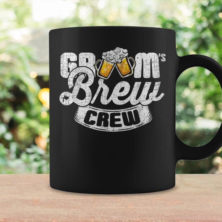 Grooms Brew Crew Groomsmen & Best ManCoffee Mug Gifts ideas