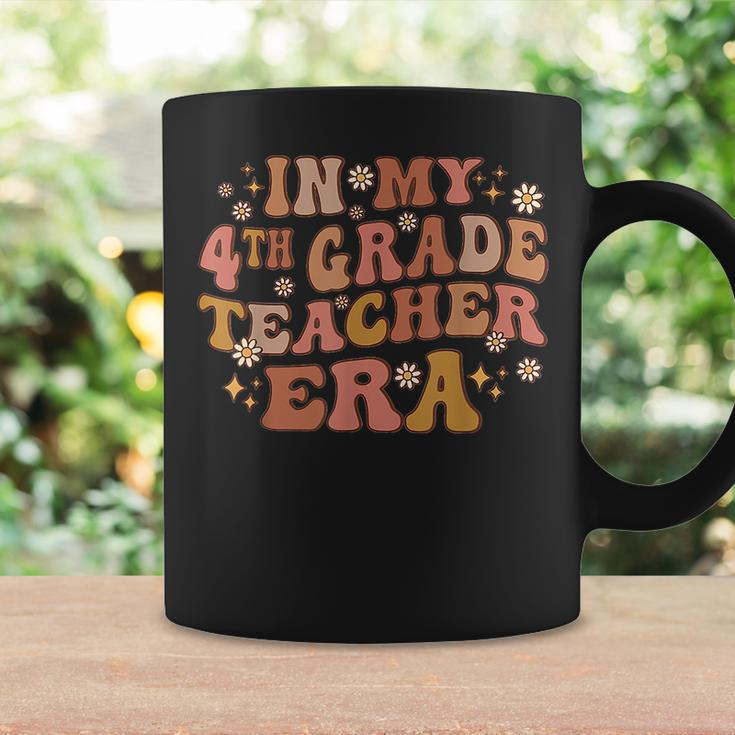 Groovy In My 4Th Grade Teacher Era Back To School First Day Coffee Mug Gifts ideas