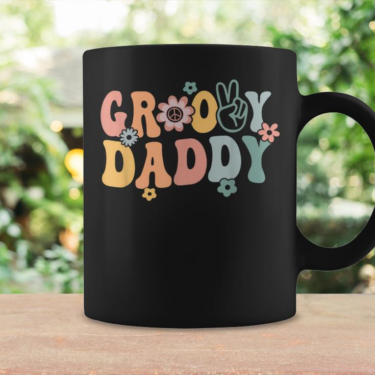 Groovy Daddy Retro Dad Matching Family 1St Birthday Party Coffee Mug Gifts ideas