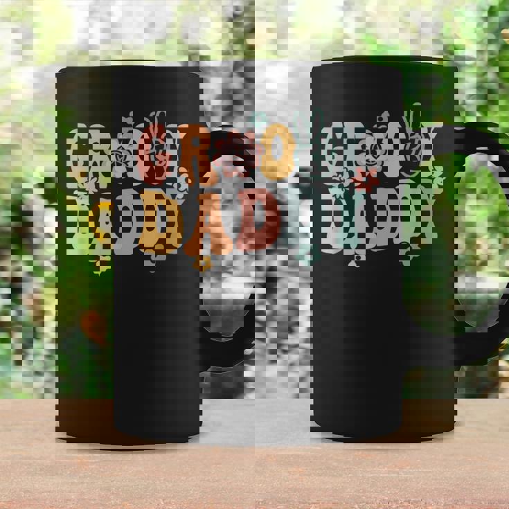 Groovy Daddy Retro Dad Matching Family 1St Birthday Party Coffee Mug Gifts ideas