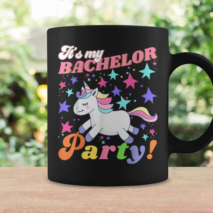 Groovy It's My Bachelor Party Unicorn Marriage Party Coffee Mug Gifts ideas