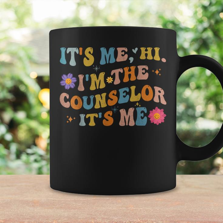 Groovy Its Me Hi Im The Counselor Its Me Funny Teacher Coffee Mug Gifts ideas