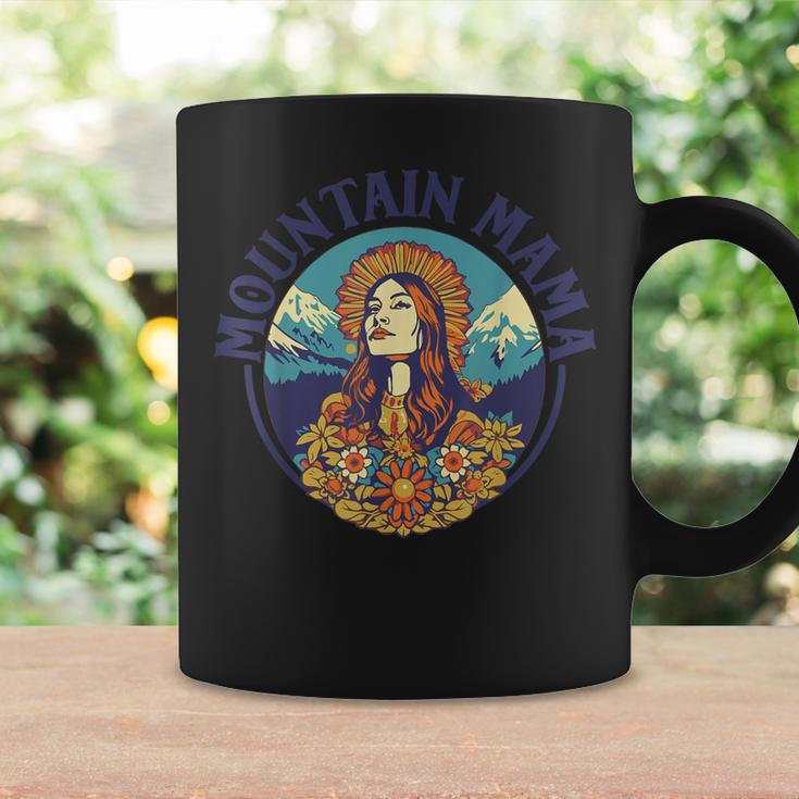 Groovy Mountain Mama Hippie 60S Psychedelic Artistic Coffee Mug Gifts ideas