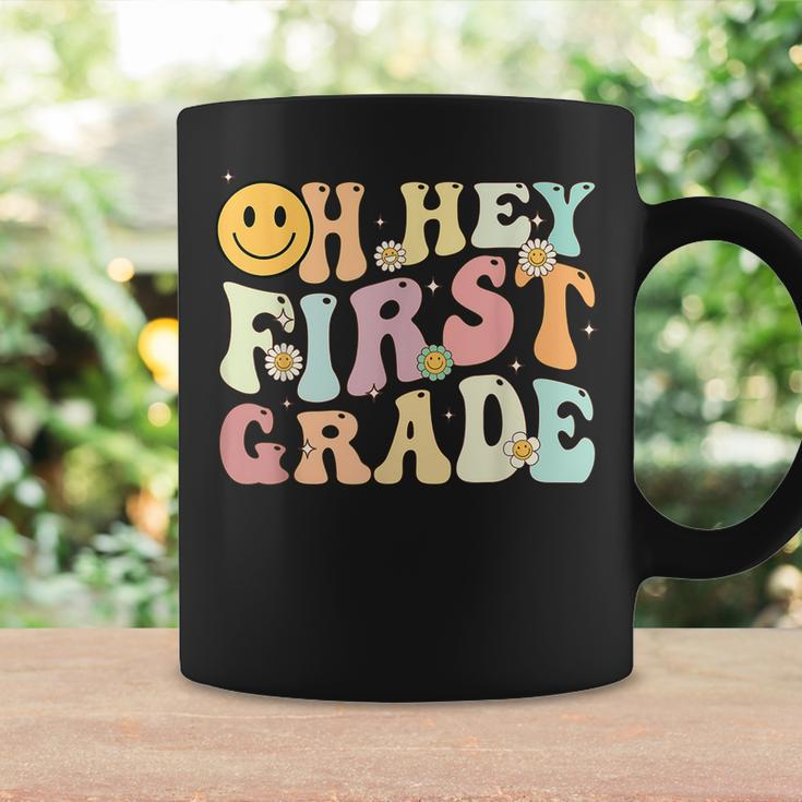 Groovy Oh Hey 1St First Grade Back To School Teacher Student Coffee Mug Gifts ideas