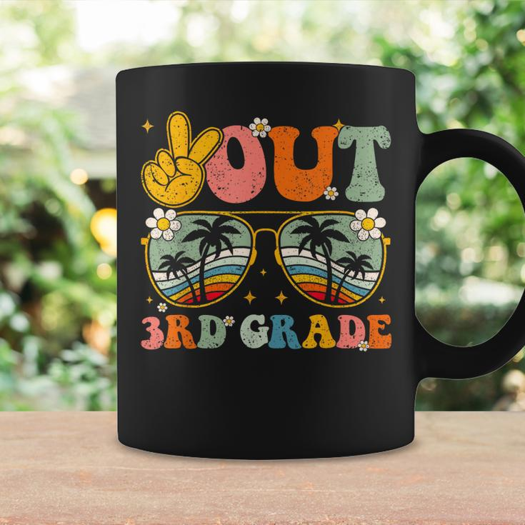 Groovy Peace Out 3Rd Grade Graduation Last Day Of School Coffee Mug Gifts ideas