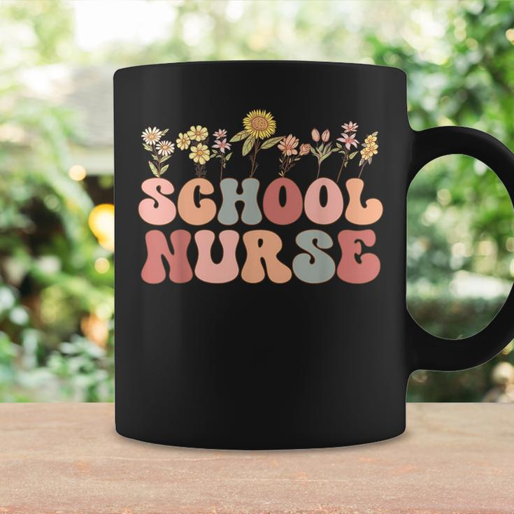 Groovy School Nurse Appreciation Week Back To School Coffee Mug Gifts ideas