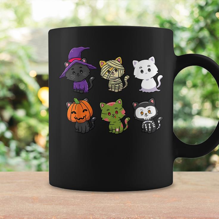 Halloween Cats Lover Horror Cat Costume Spooky Coffee Mug Gifts ideas