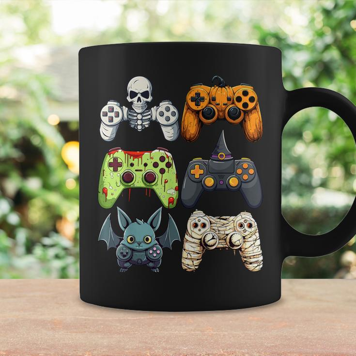 Halloween Gaming Controllers Skeleton Witch Zombie Mummy Coffee Mug Gifts ideas