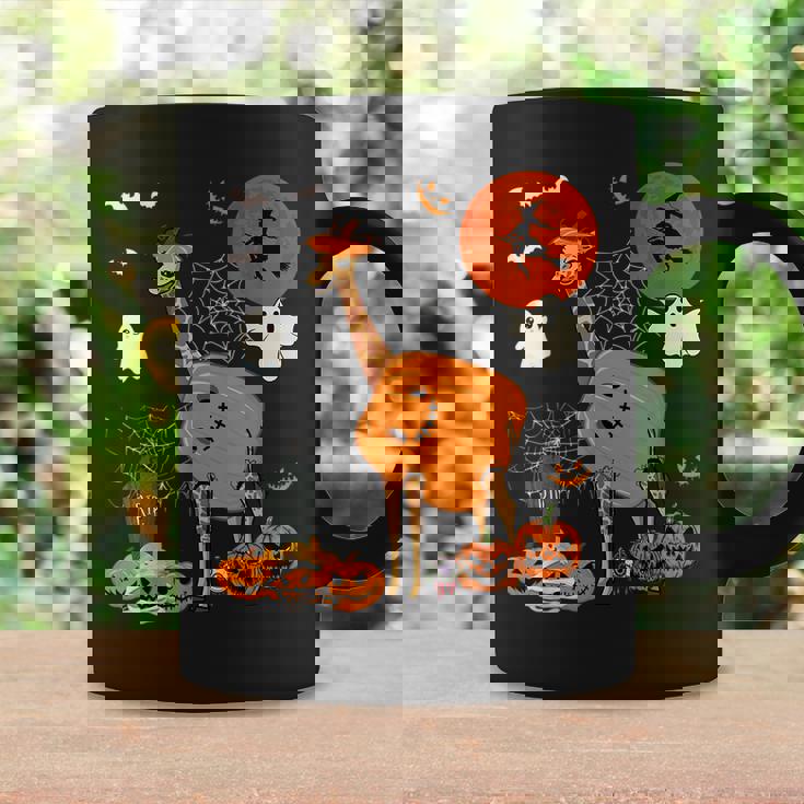 Halloween Giraffe Costume Horror Pumpkin Boo Ghost Lover Halloween Coffee Mug Gifts ideas