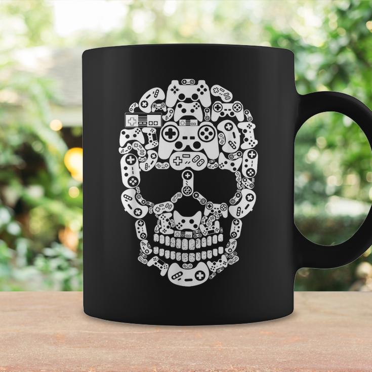 Halloween Skeleton Skull Gamer Boys Men Controller Gaming Coffee Mug Gifts ideas