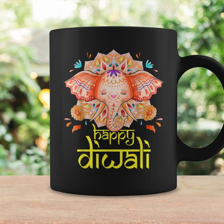 Happy Diwali Festival Of Light Hindu Indian Elephant Baby Coffee Mug Gifts ideas