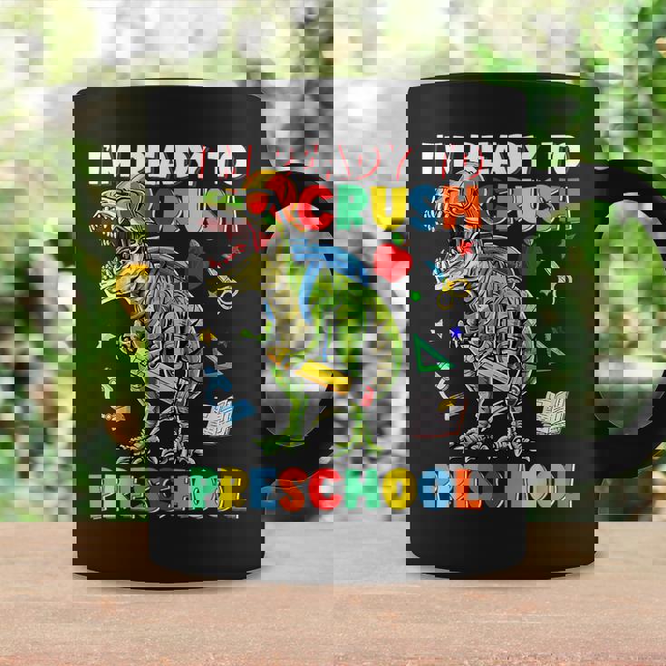 Happy First Day Of Preschool Im Ready To Crush Preschool Coffee Mug Gifts ideas