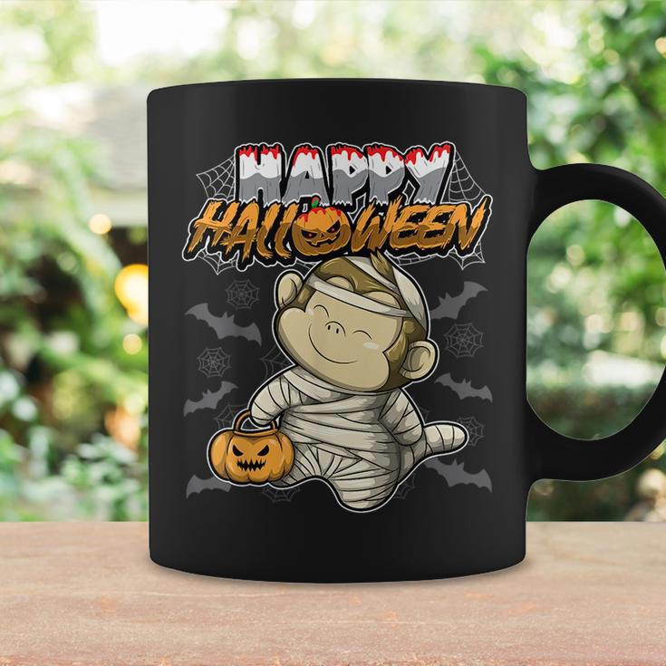 Happy Halloween - Disguised Monkey Ape - Halloween Costume Coffee Mug Gifts ideas