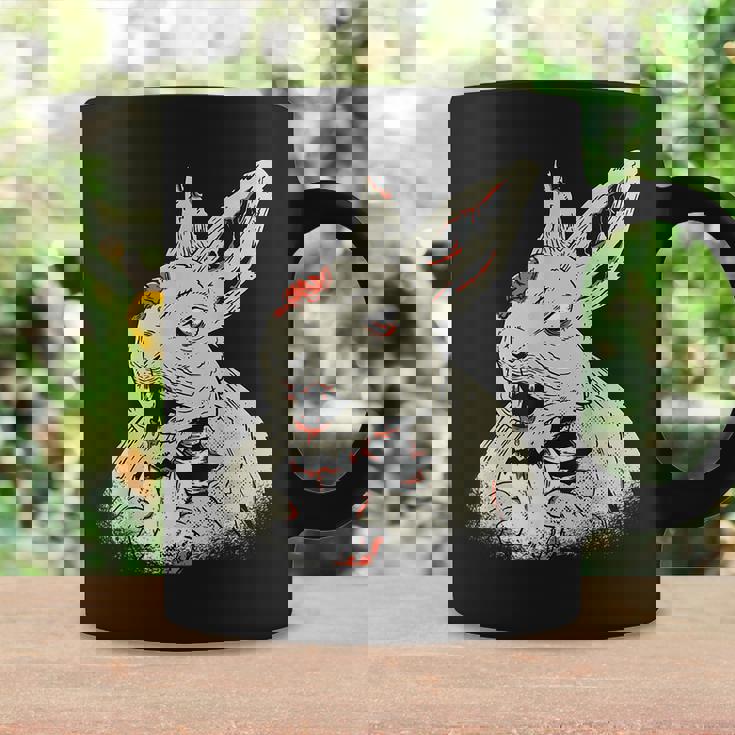 Happy Halloween Horror Bunny Costume Creepy Easter Rabbit Happy Halloween Coffee Mug Gifts ideas