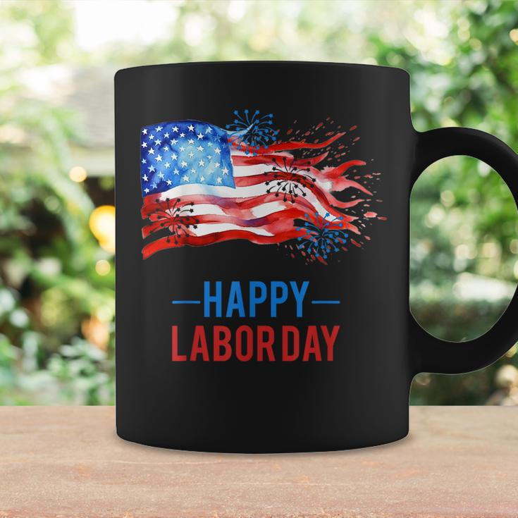 Happy Labor Day Fireworks And American Flag Labor Patriotic Coffee Mug Gifts ideas