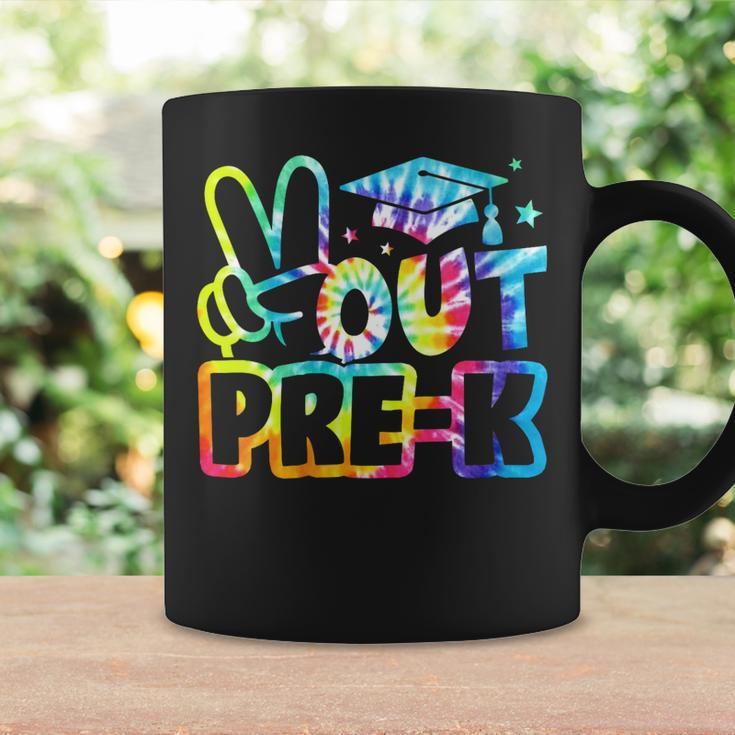 Happy Last Day Of School Peace Out Prek Tie Dye Coffee Mug Gifts ideas