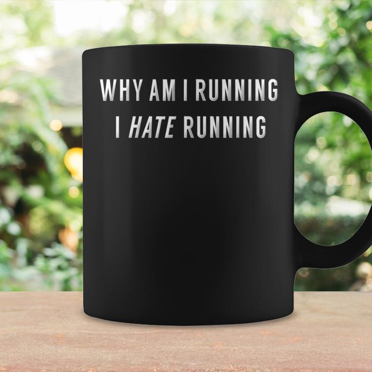 I Hate Running Workout Quote Non Runner Coffee Mug Gifts ideas