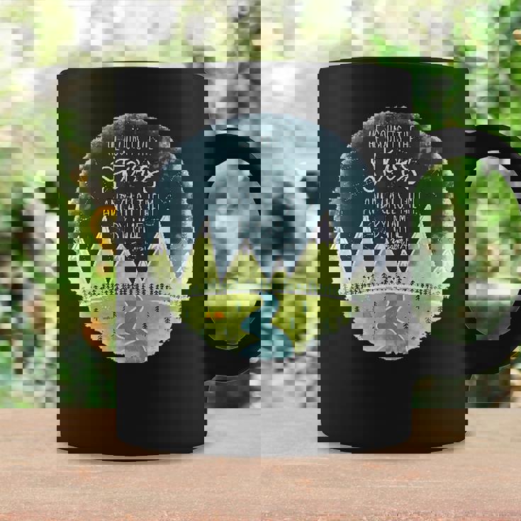 He Counts The Stars And Calls Them All By Name Psalm 1474 Coffee Mug Gifts ideas