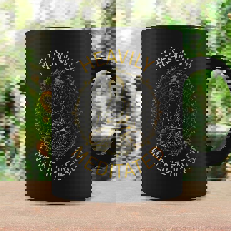 Heavily Meditated Yoga Meditation Spiritual Warrior Buddhist Coffee Mug Gifts ideas Heavily Meditated Yoga Meditation Spiritual Warrior Buddhist Coffee Mug Gifts ideas